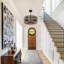 20 Inch Black Chandelier, 5-light Farmhouse Chandelier