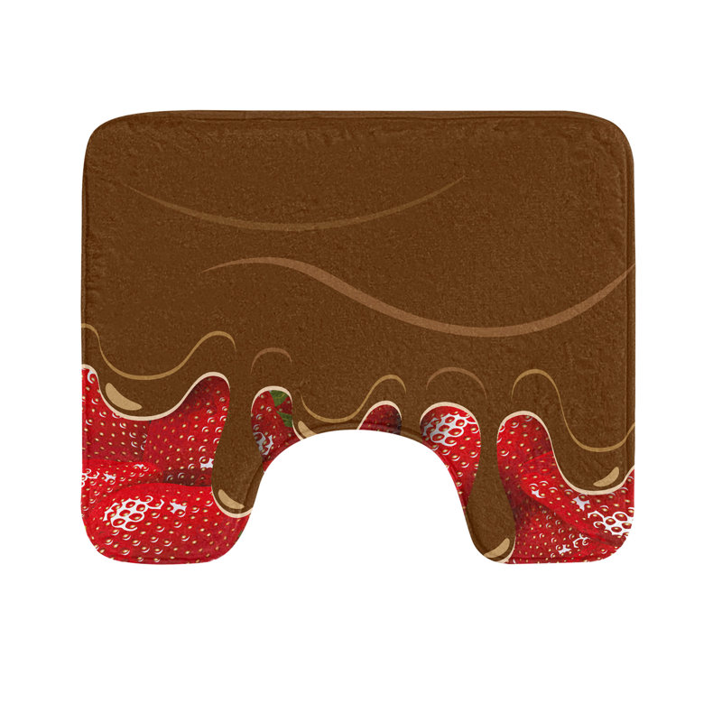 Tapis de salle de bain en U 20 po Strawberry