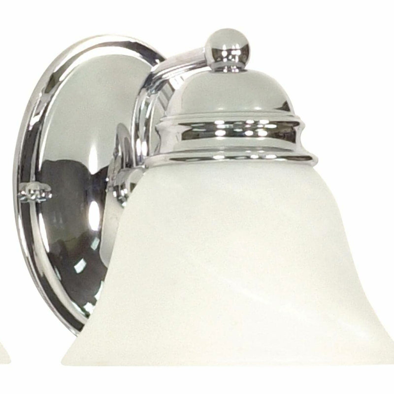 RadiantGlow Chrome Single Light Vanity Fixture