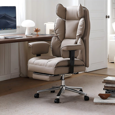 Brown Ergonomic Office Chair, Executive Boss Chair