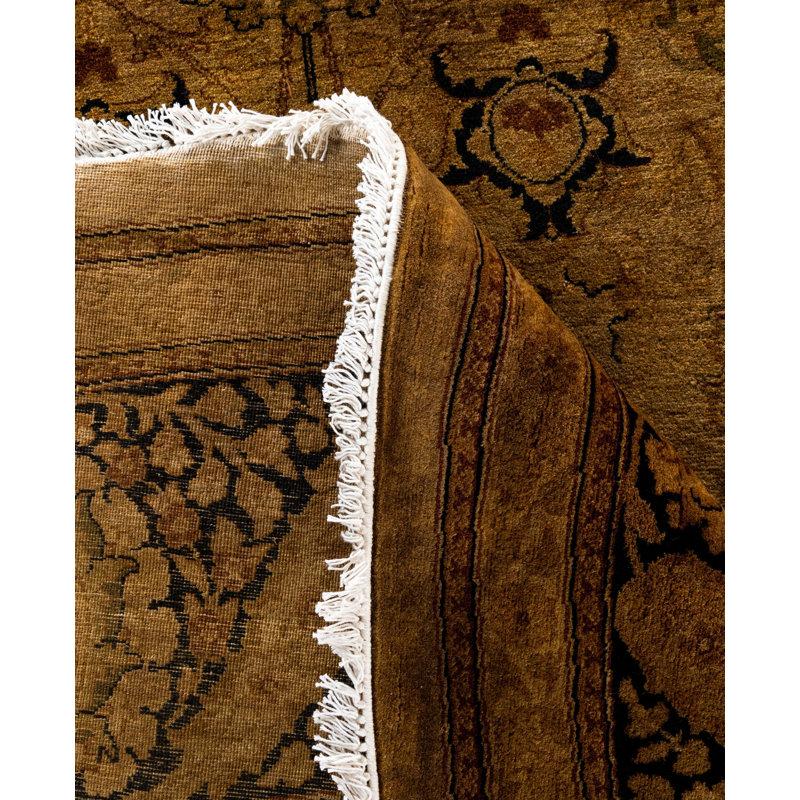 Overdyed One-of-a-Kind 9' 1" X 9' 1" Hand Knotted Area Rug