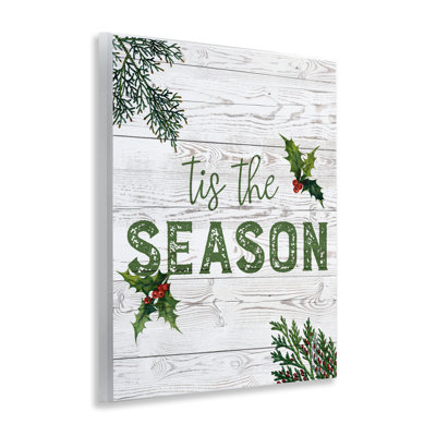 Plaque murale Tis The Season Berry Botanicals, design par Susan Arnot