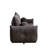 Lamb's Wool With Foam Padding - Gray Cozy 2 Pillows