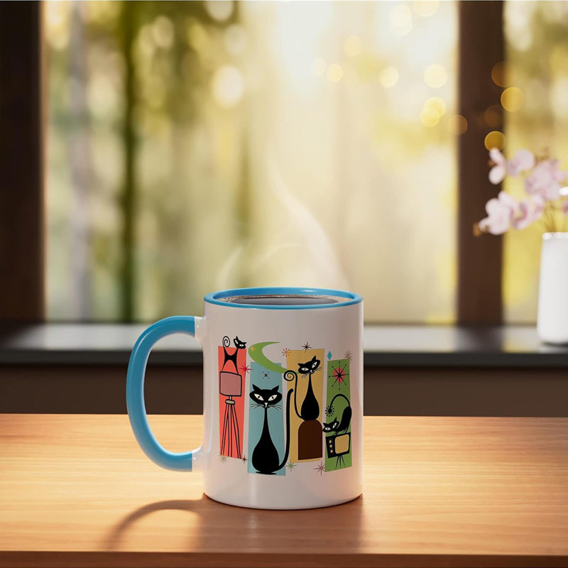 Ceramic Coffee Mug, Blue