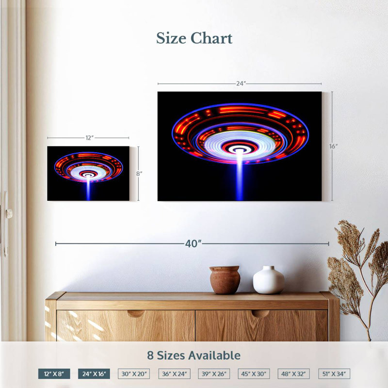 Kelan UFO Lights, 16" H x 24" W