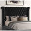 Lit de rangement rond 1pc avec mobilier de chambre à oreilles capitonné en velours-339150024-339150023