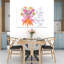 Bouquet de carottes, jonquille contemporaine, tulipe et fruits, art mural-129001460