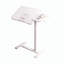 Bureau de chevet blanc, support mobile pour ordinateur portable, table réglable en hauteur pour travailler, coffre-fort et polyvalent, travail confortable