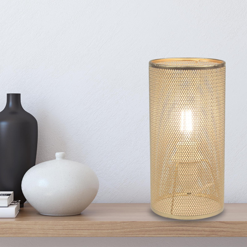 Omro Metal Table Lamp, Gold