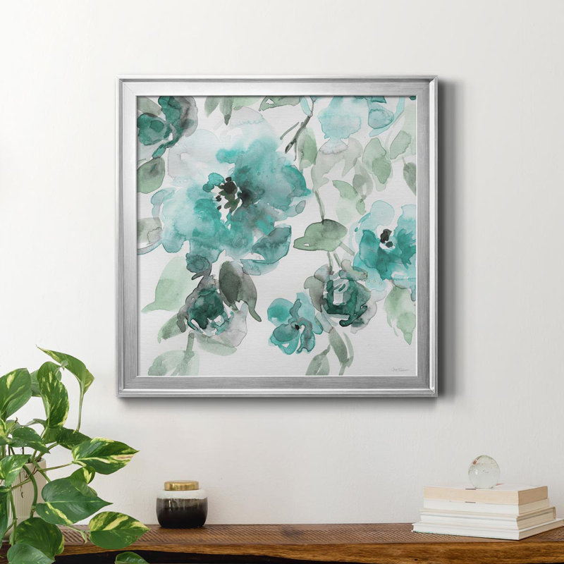 Belle sarcelle I - Reproduction d'art sur toile encadrée, Argent, H 17,5 po x l 17,5 po x P 1,5 po