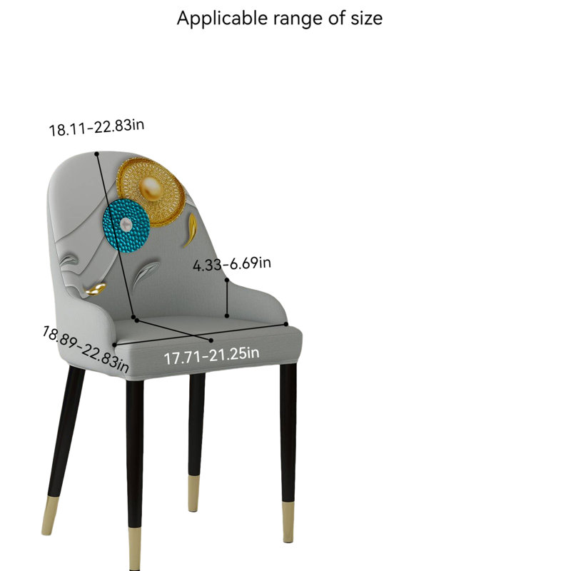 Housse pour chaise de salle à manger
