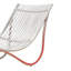 Chaise longue d'extérieur en alliage d'aluminium