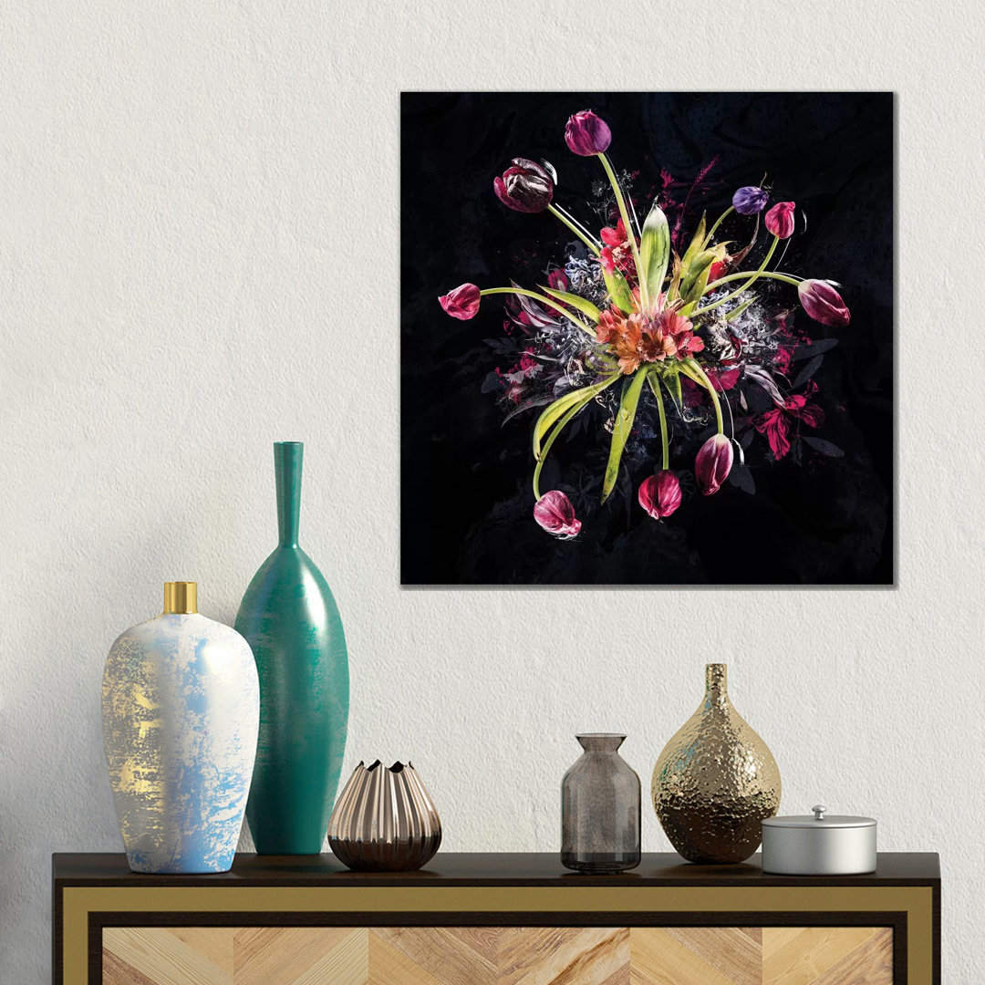 Bouquet XVIII von Teis Albers - Galerie-verpackte Leinwand Giclée auf Leinwand