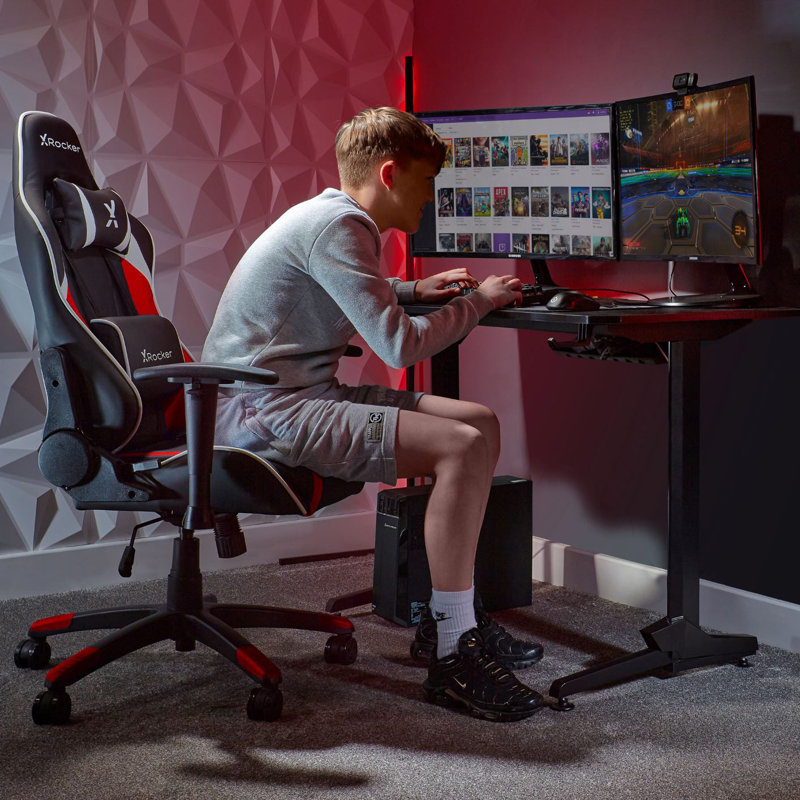 X Rocker Junior Agility Gaming Chair, Red/Black