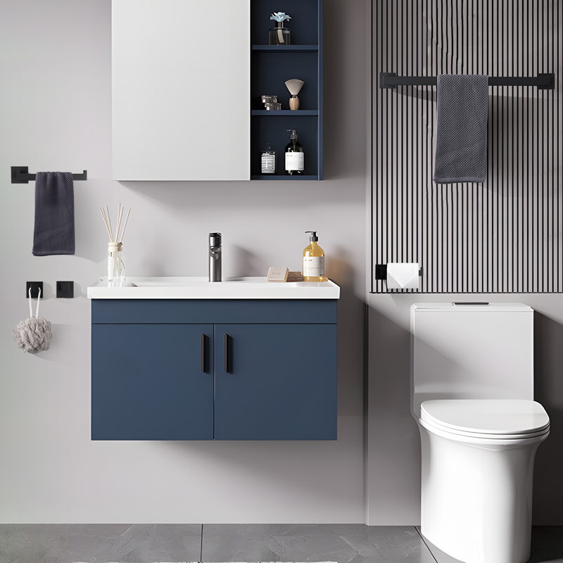 5 - Piece Bathroom Hardware Set, Matte Black