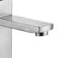 Robinet de lavabo luxueux à poignée simple au fini satiné