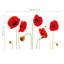 Décoration murale coquelicots