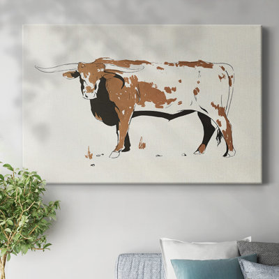 Toile tendue Terre Cotta Steer IV