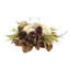Fall Candleholder Centerpiece with Hydrangeas, Astilbe, and Pinecones-1118990773