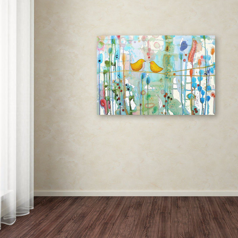 «Dans Chaque Coeur», reproduction sur toile tendue, 16 po x 24 po