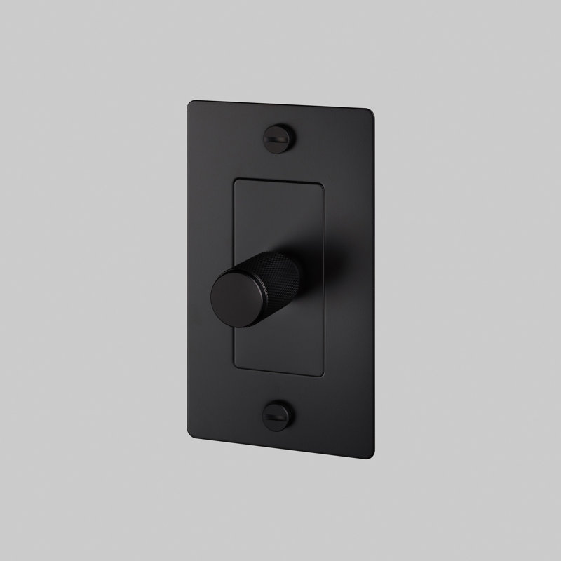 1G Dimmer / Non-Logo , Smoked Bronze, 1 Gang