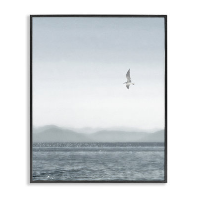 «Lone Gull over Sea», estampe numérique par Noah Bay