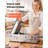 Manual Sausage Stuffer 11 lbs/ 5L Horizontal Meat Maker Stainless Steel, for Home Camping Outdoor Grill BBQ, Dual-Speed Meat Stuffer, Professional Heavy Duty Sausage Filler Kit, 4 Filling Tubes