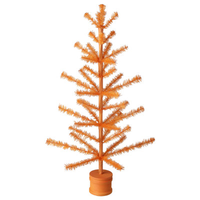 36" Halloween Feather Tree