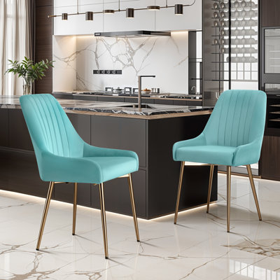 Maulsby Tufted Velvet Dining Chair