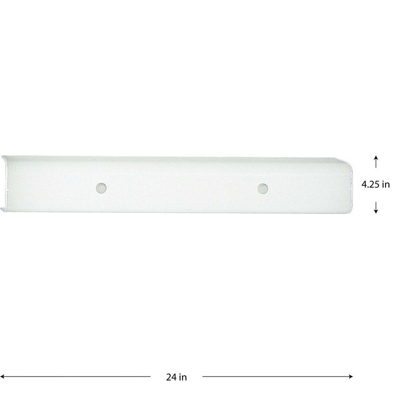 White Glass Four-Light Bath Vanity Light Fixture