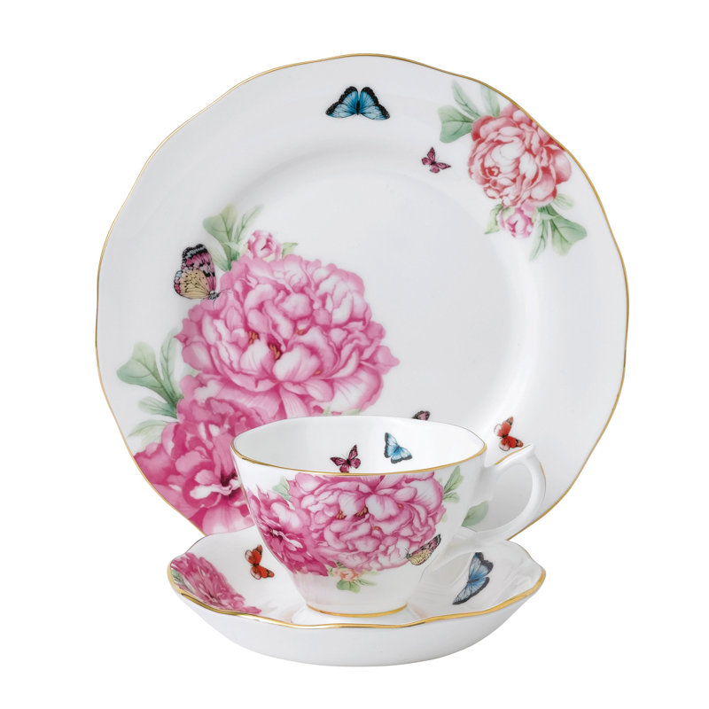 Friendship Royal Albert Miranda Kerr 3 Piece Bone China Place Setting Set, Service for 1