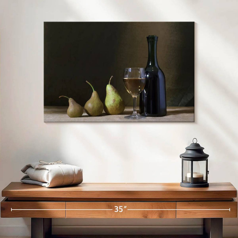 Yarlin Wine and Pears, 16" H x 24" W