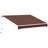 Patio Retractable Awning with Manual Crank, Exterior Sun Shade-112161291-112161309