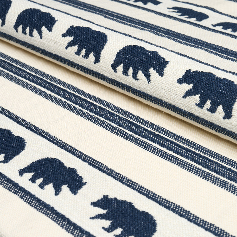 Koda Stripe Fabric, Blue