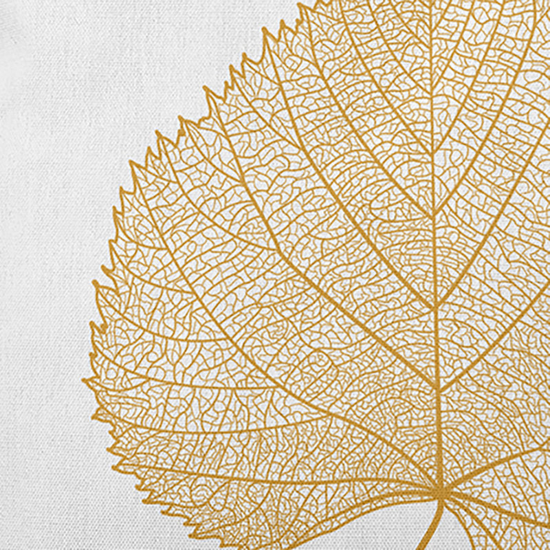Reversible Throw Pillow, Golden Mustard