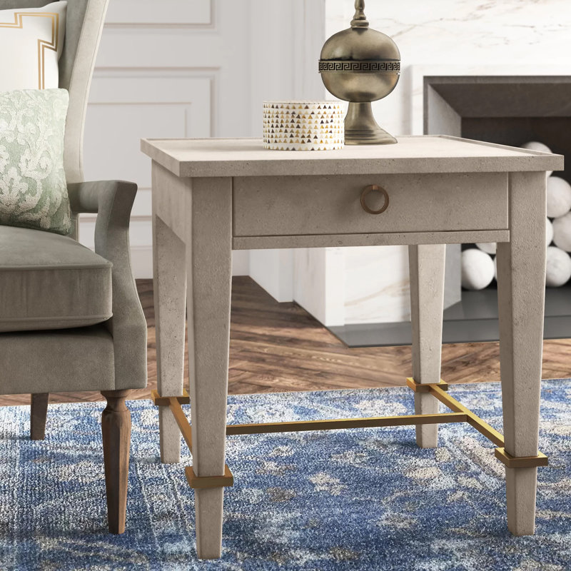 Modernist Solid Wood End Table