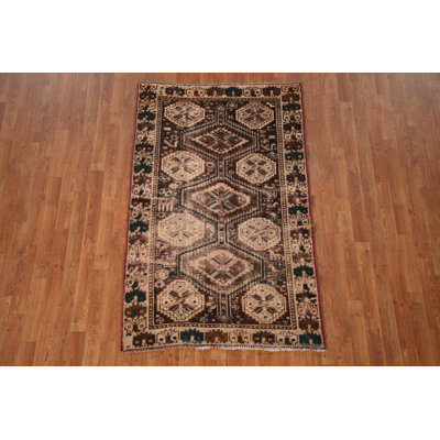 Pre-1900 Antique Tribal Traditional Rug 4x6