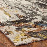Roussel Wool Abstract Area Rug