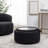 Savinien Upholstered Round Storage Ottoman-924381051