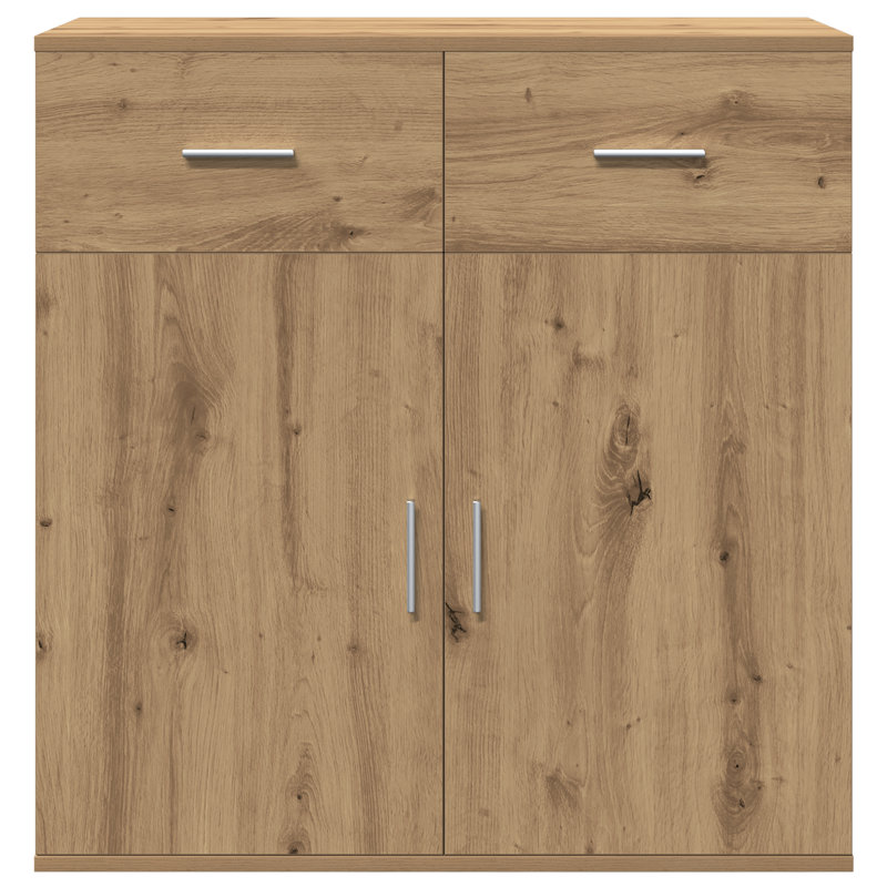 Sideboard 79 X 38 X 80 Cm Engineered Wood, Artisan Oak