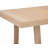 Rosa Solid Eucalyptus Wood Dining Table with Sled Legs