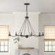 Bryce 6 Light Metal Dimmable Chandelier