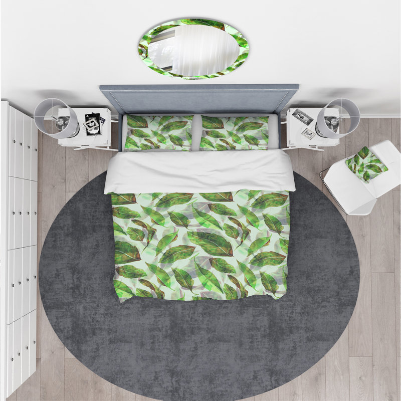 Ensemble de housse de couette moderne et contemporaine, Housse de couette double / grand + 2 taies