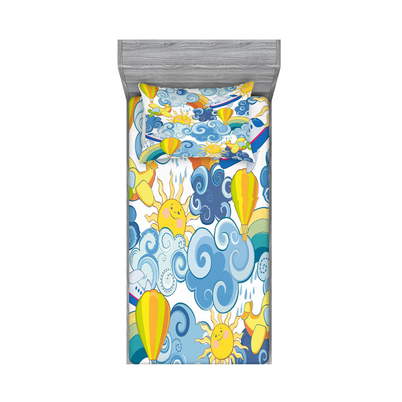 Microfiber Sheet Set, Twin XL Sheet Set with Fitted Sheet