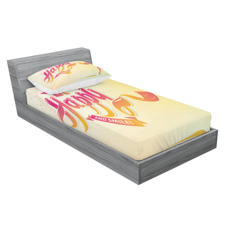 Microfiber Sheet Set, Twin XL Sheet Set with Fitted Sheet