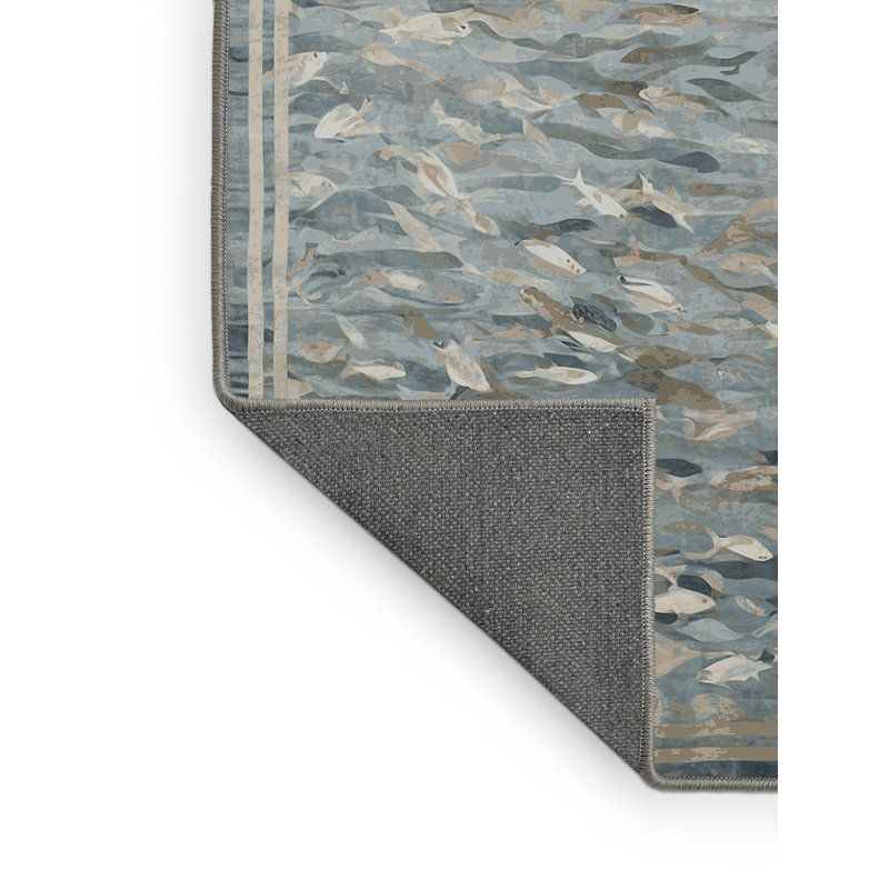Tapis gris soyeux et moelleux, Rectangle 5 pi x 7 pi