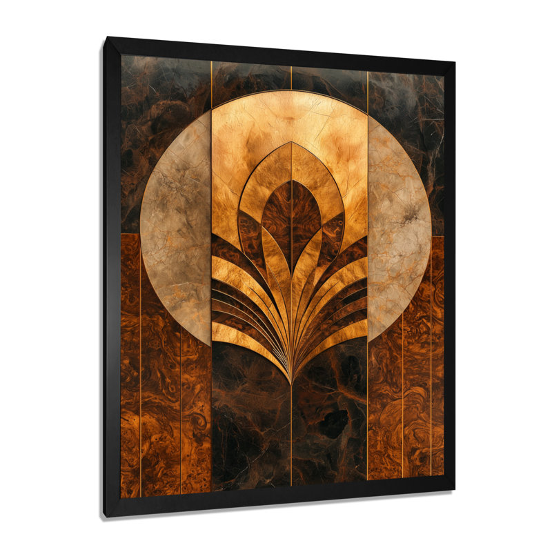 Owen - impressions sur toile abstraites, 40" H x 30" W, Reproduction encadrée d'une seule photo, Black