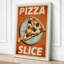 Pizza Slice Poster Retro - Wrapped Canvas-1440926972-1440926964