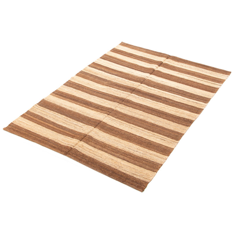 Boho brun Kilim 4 pi 7 po x 6 pi 8 po