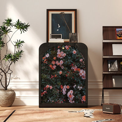 Vintage Three-Drawer Single-Door Sideboard